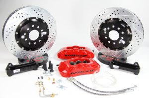 Chevrolet Corvette Brake Kit - Rear - Baer Brakes - SDZ Slotted/Drilled Rotors + Pro+ Calipers - Monster Green - `05-`13 Chevrolet Corvette Brake Kit - Rear - Baer Brakes - SDZ Slotted/Drilled Rotors + Pro+ Calipers - Monster Green - `05-`13